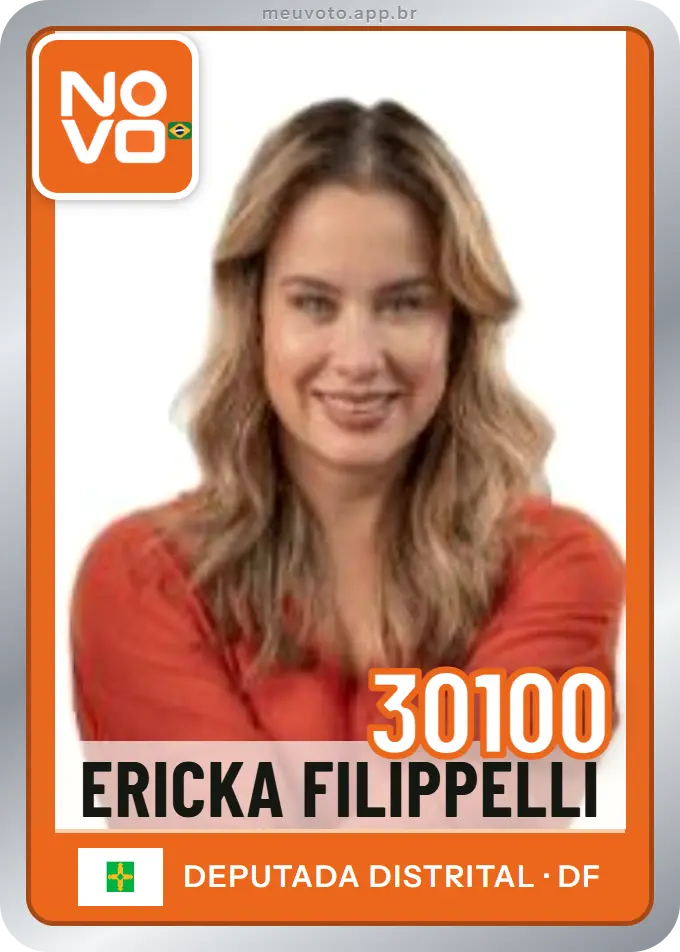 Carta de Ericka Filippelli, número 30100, Novo