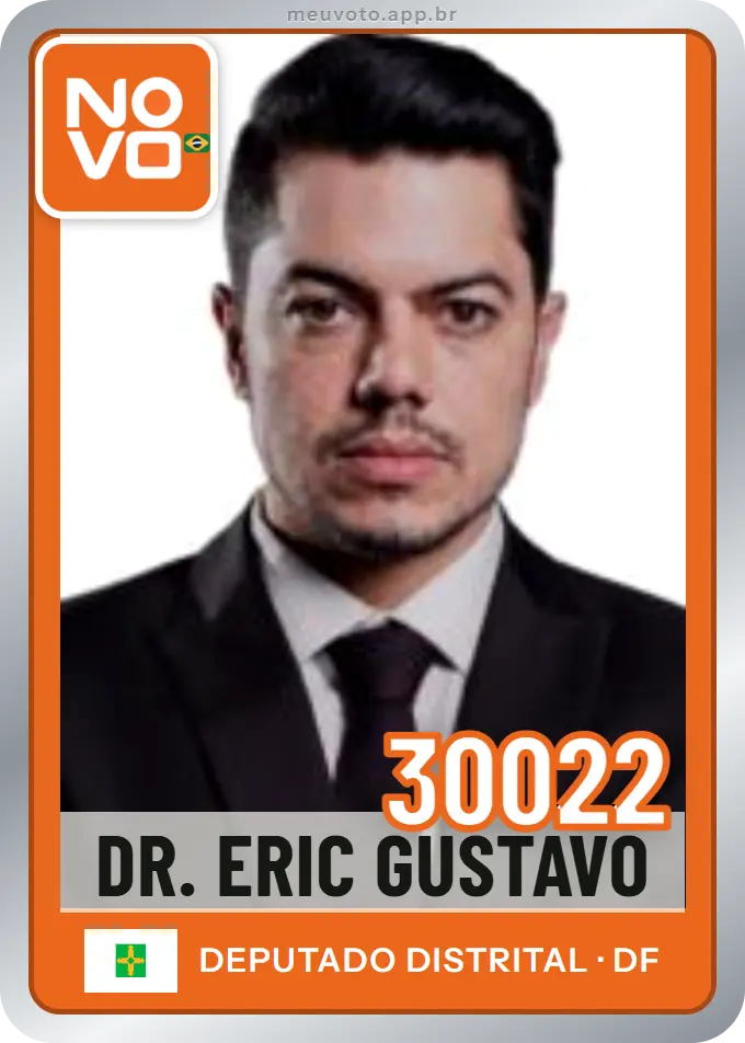 Carta de Dr. Eric Gustavo, número 30022, Novo