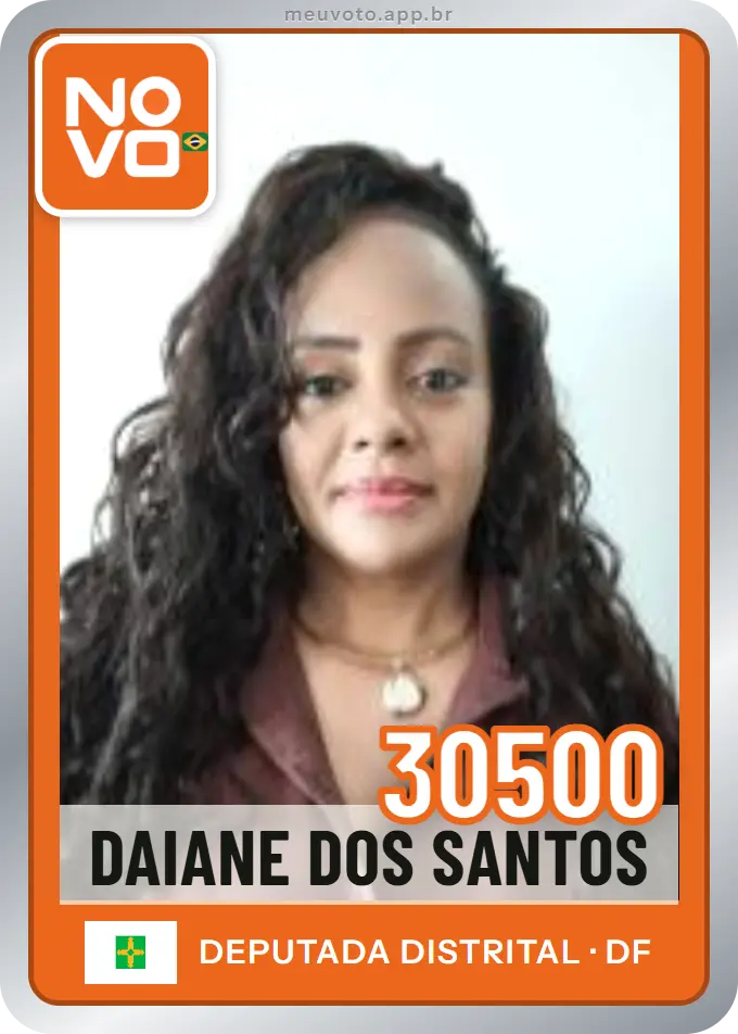 Carta de Daiane dos Santos, número 30500, Novo
