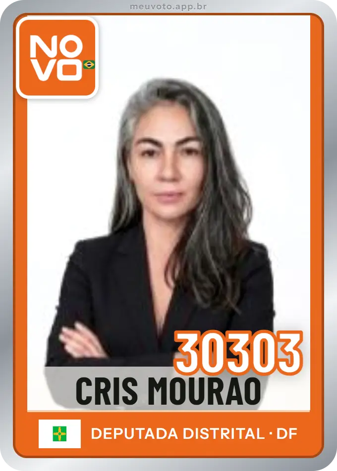 Carta de Cris Mourão, número 30303, Novo