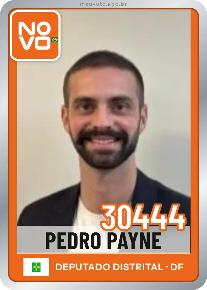 Carta de Pedro Payne, número 30444, Novo