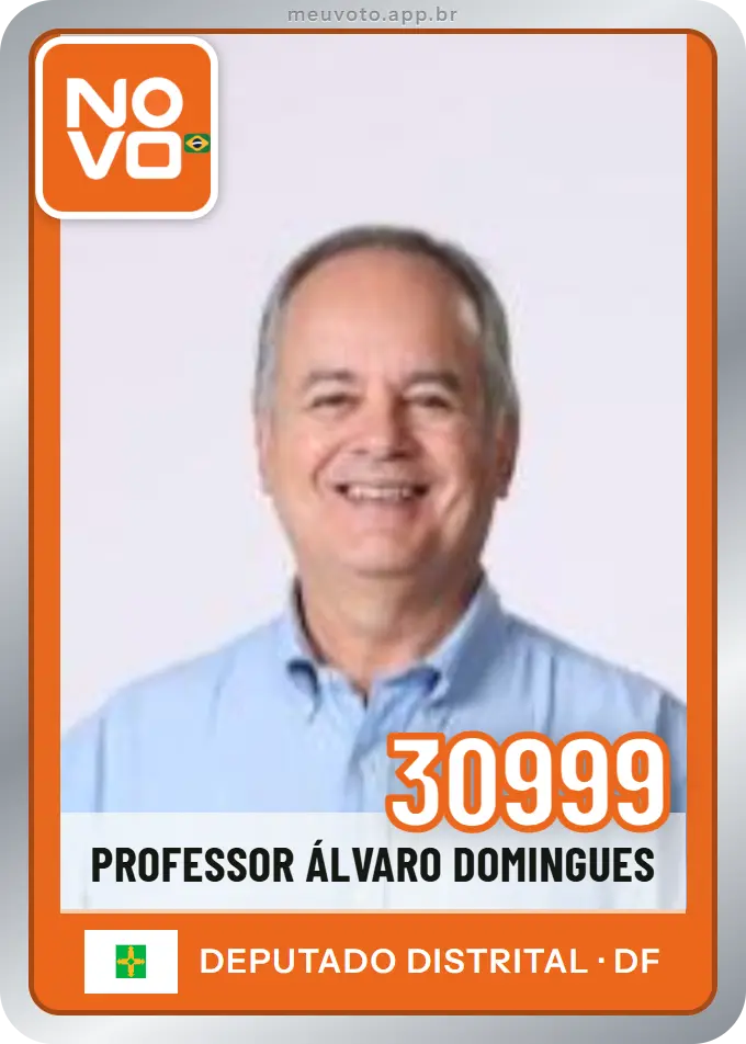 Carta de Professor Álvaro Domingues, número 30999, Novo