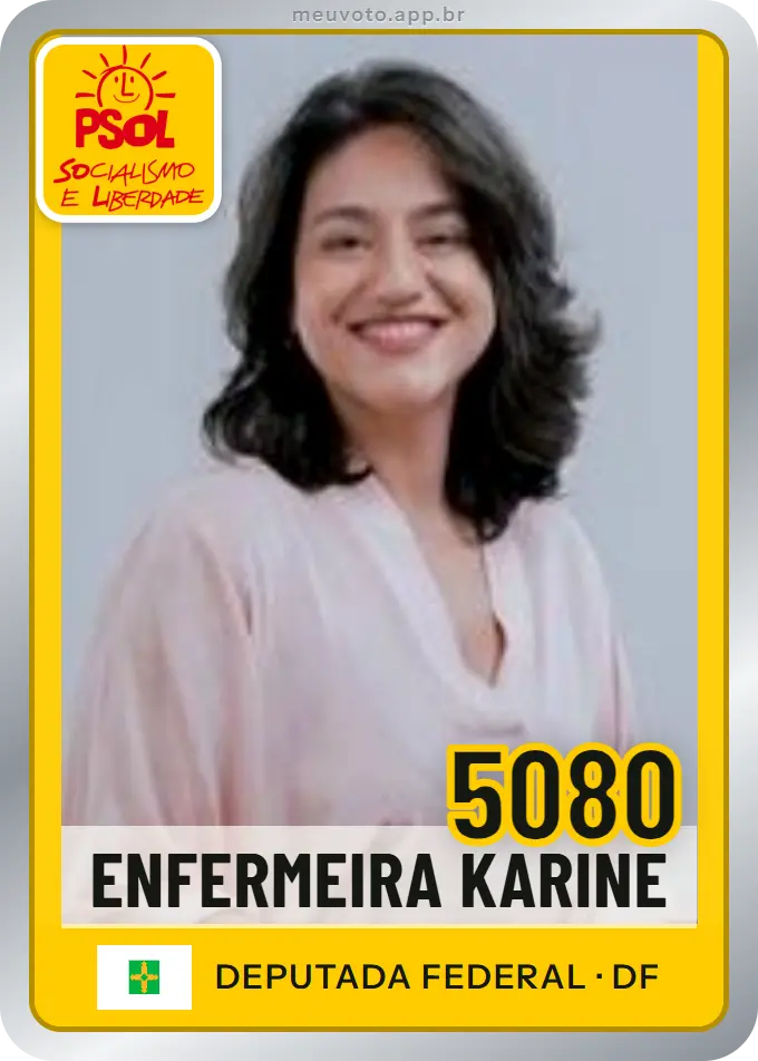 Carta de Enfermeira Karine, número 5080, PSOL