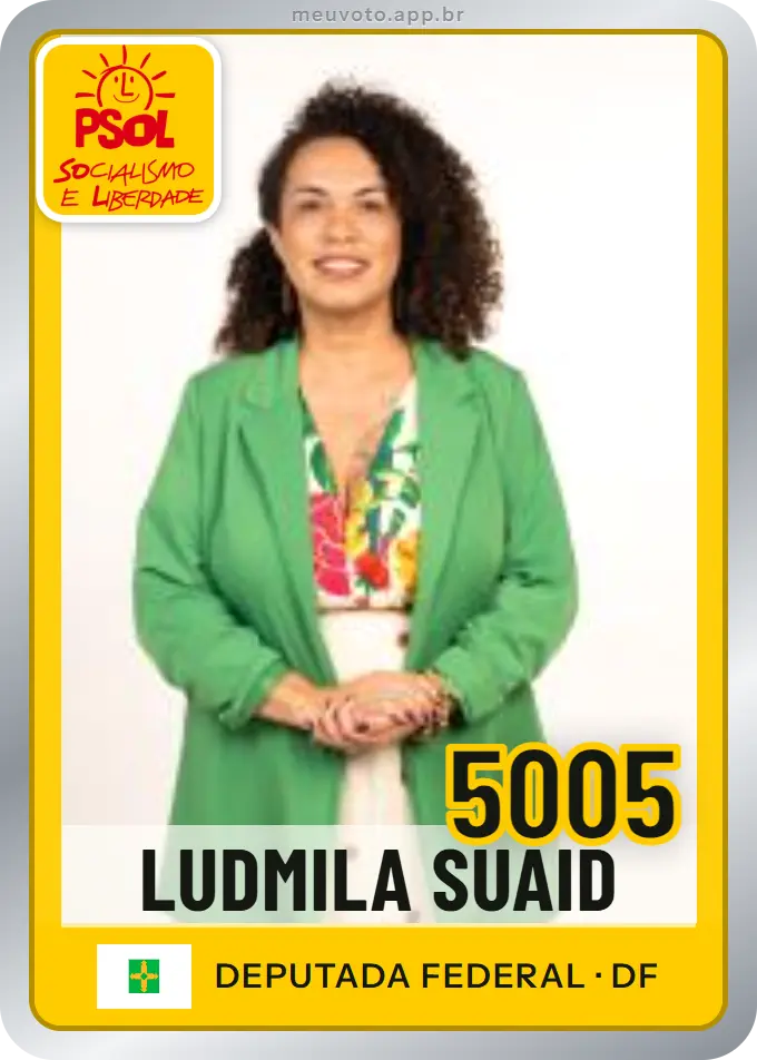 Carta de Ludmila Suaid, número 5005, PSOL