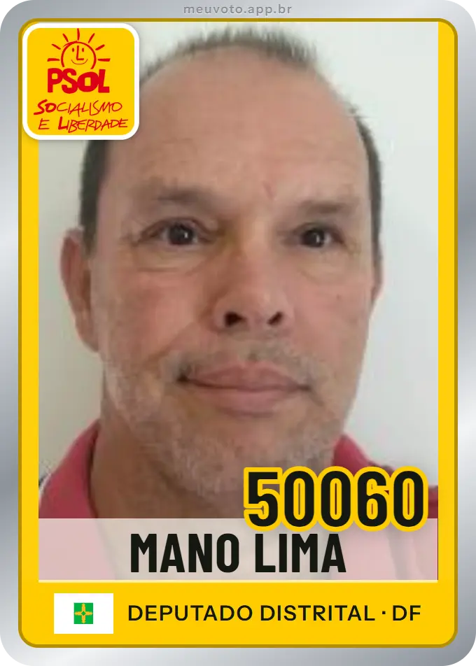 Carta de Mano Lima, número 50060, PSOL
