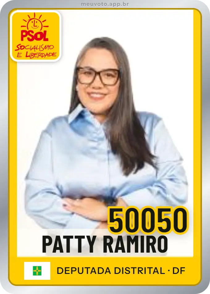 Carta de Patty Ramiro, número 50050, PSOL