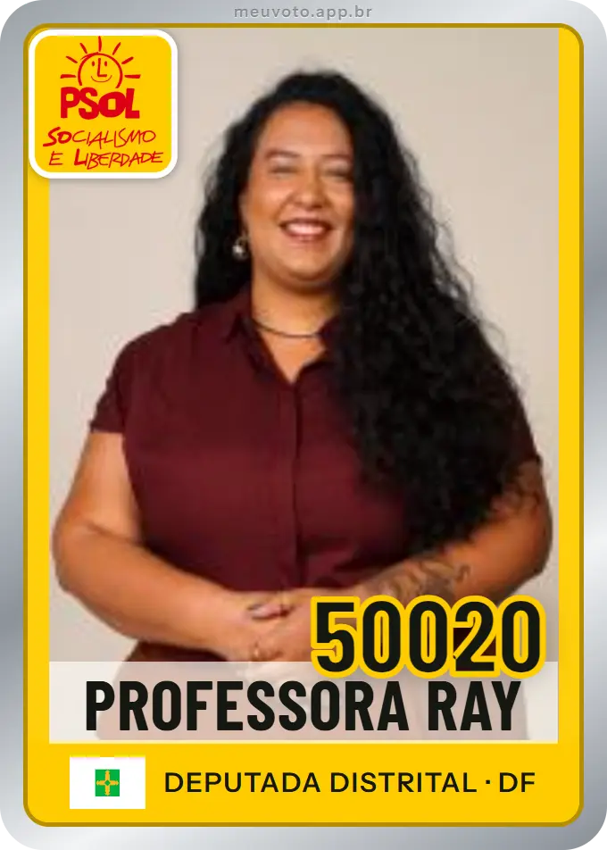 Carta de Professora Ray, número 50020, PSOL