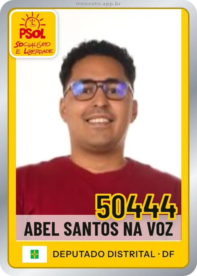 Carta de Abel Santos Na Voz, número 50444, PSOL