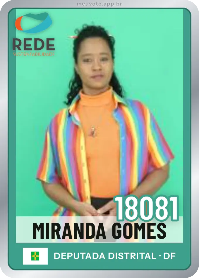 Carta de Miranda Gomes, número 18081, Rede