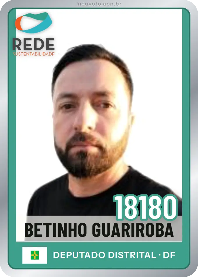 Carta de Betinho Guariroba, número 18180, Rede