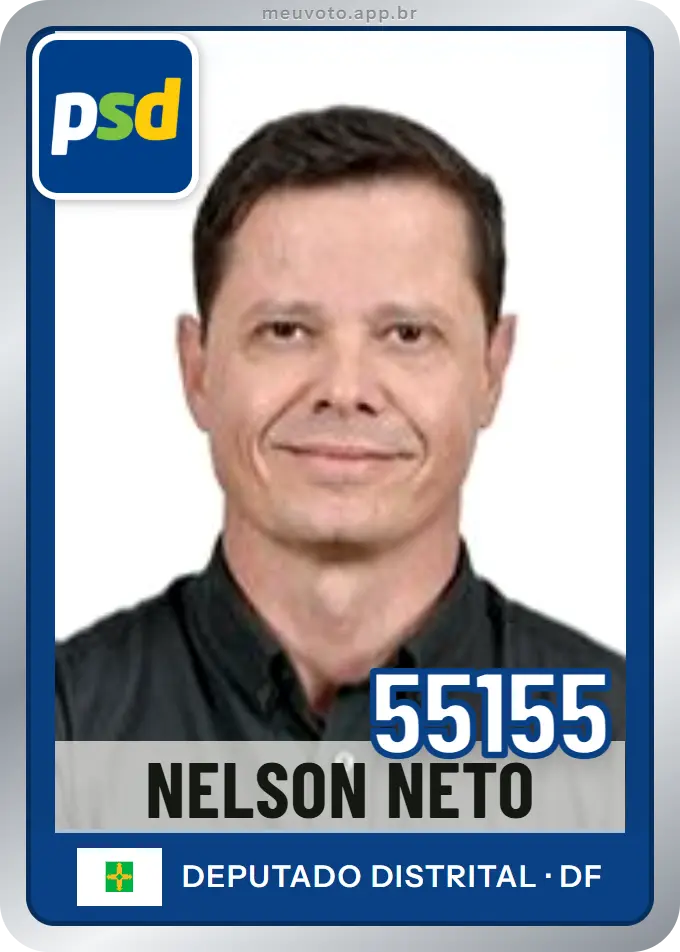 Carta de Nelson Neto, número 55155, PSD