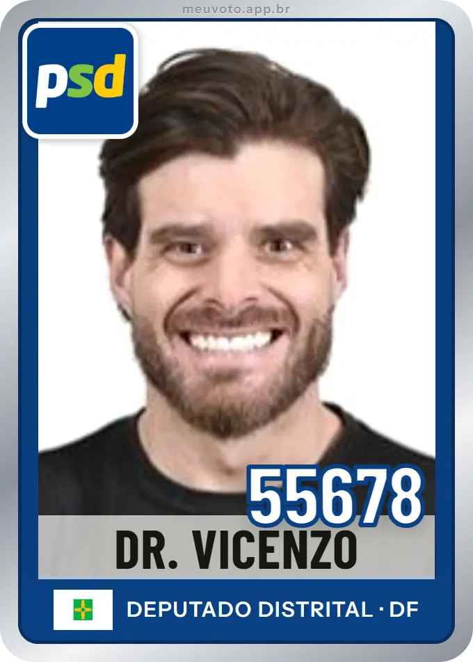 Carta de Dr. Vicenzo, número 55678, PSD