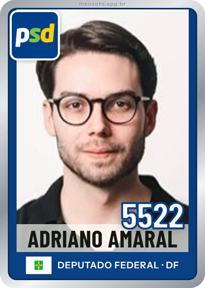 Carta de Adriano Amaral, número 5522, PSD