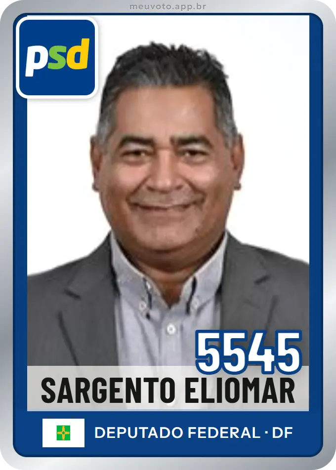Carta de Sargento Eliomar, número 5545, PSD