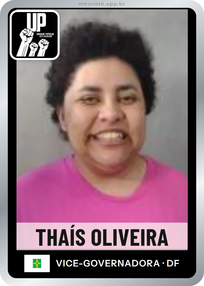 Carta de Thaís Oliveira, UP