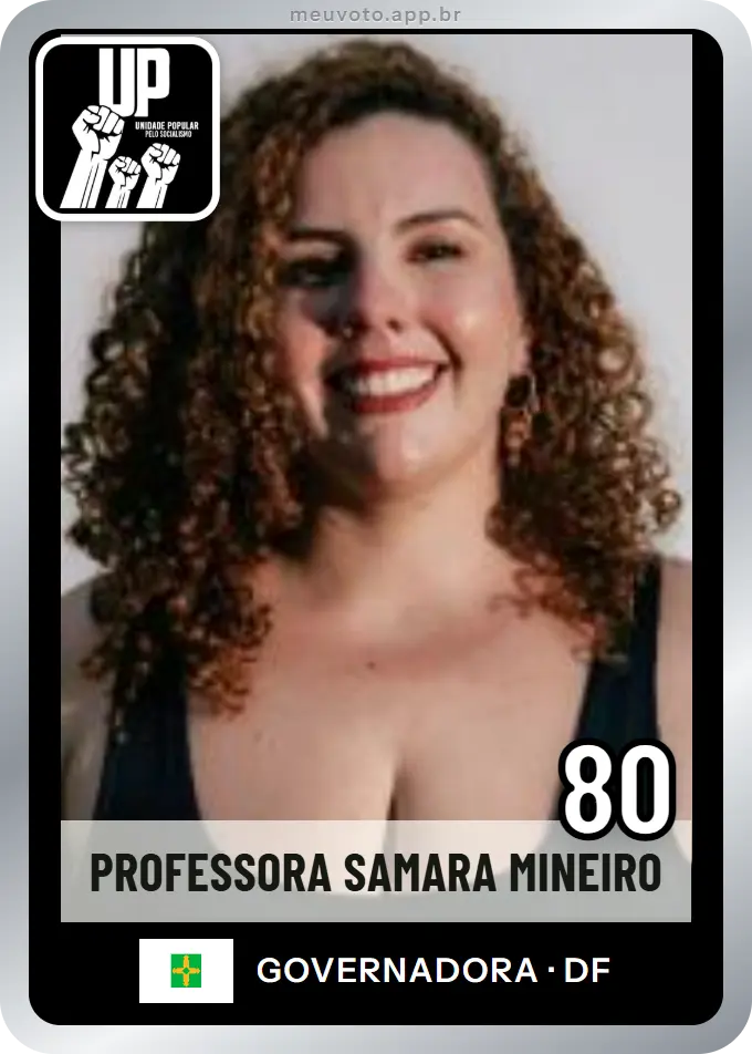 Carta de Professora Samara Mineiro, número 80, UP