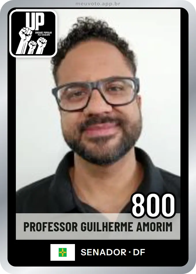 Carta de Professor Guilherme Amorim, número 800, UP