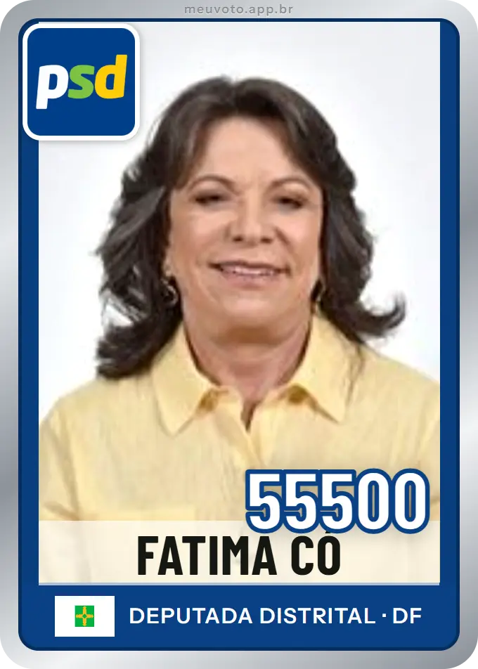 Carta de Fatima Có, número 55500, PSD