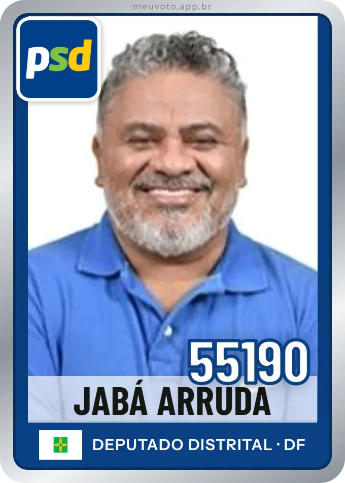 Carta de Jabá Arruda, número 55190, PSD