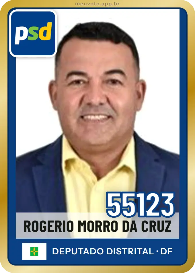 Carta de Rogerio Morro da Cruz, número 55123, PSD
