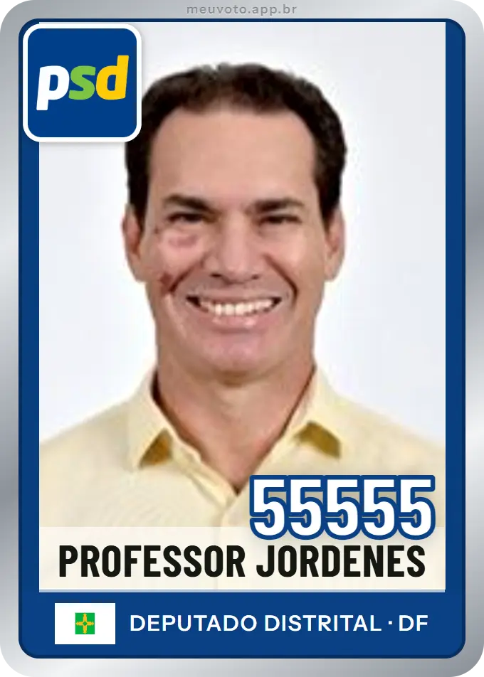 Carta de Professor Jordenes, número 55555, PSD