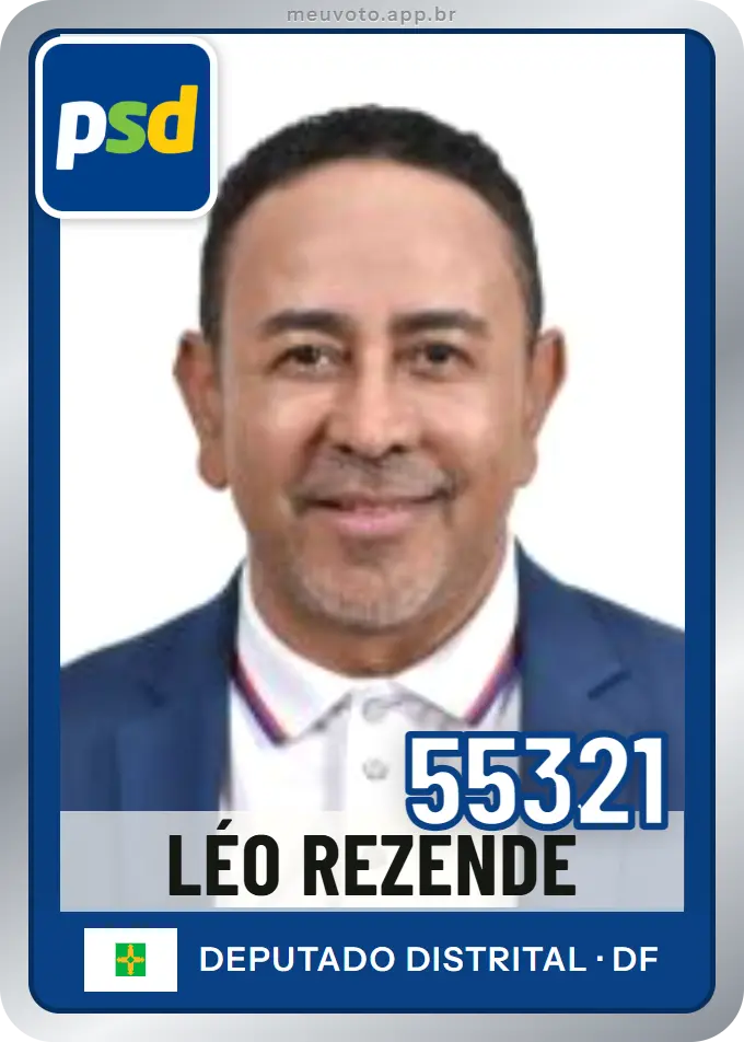 Carta de Léo Rezende, número 55321, PSD