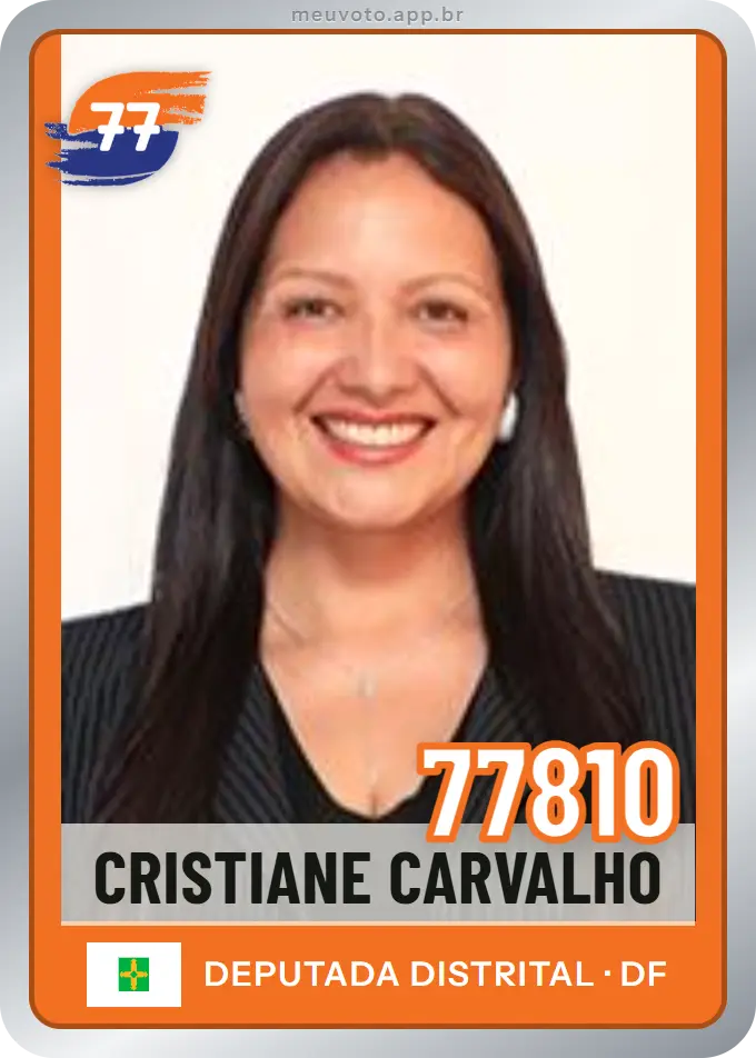 Carta de Cristiane Carvalho, número 77810, Solidariedade