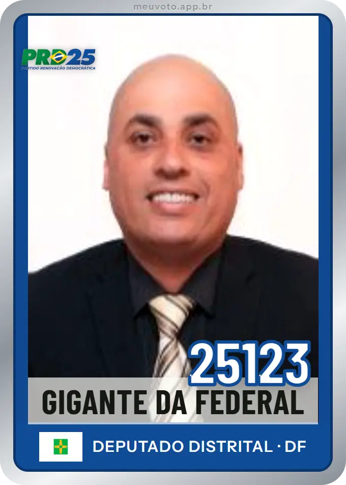 Carta de Gigante da Federal, número 25123, PRD