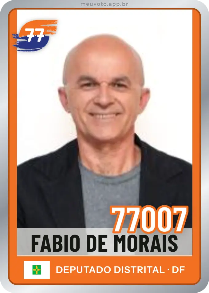 Carta de Fabio de Morais, número 77007, Solidariedade