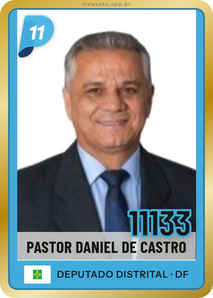 Carta de Pastor Daniel de Castro, número 11133, PP