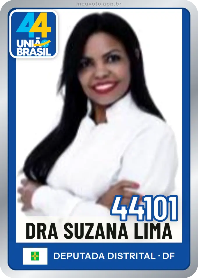 Carta de Dra Suzana Lima, número 44101, União