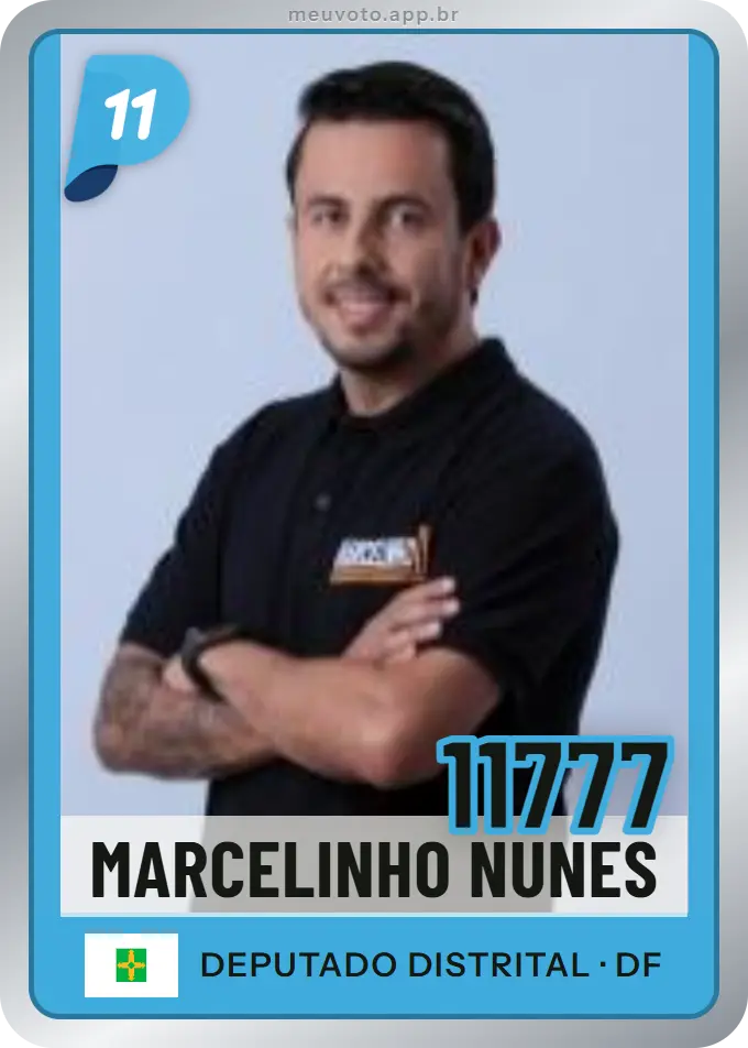 Carta de Marcelinho Nunes, número 11777, PP