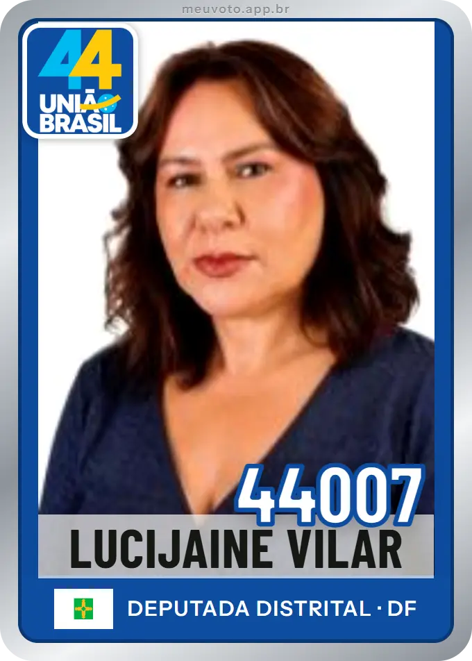 Carta de Lucijaine Vilar, número 44007, União