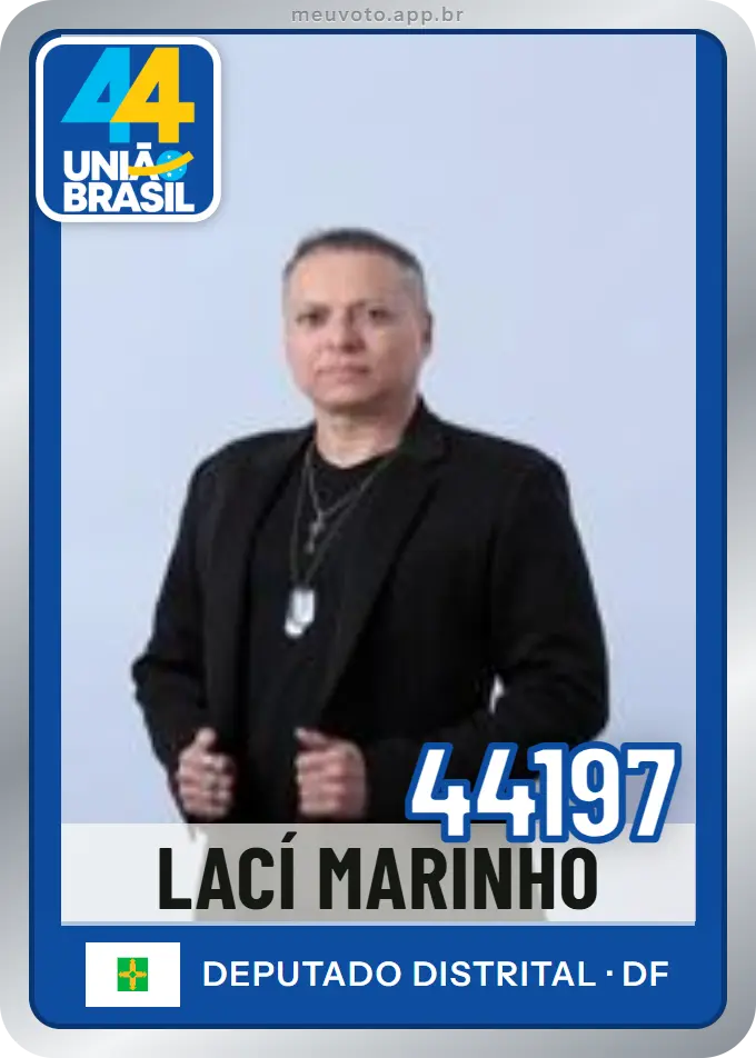 Carta de Lací Marinho, número 44197, União