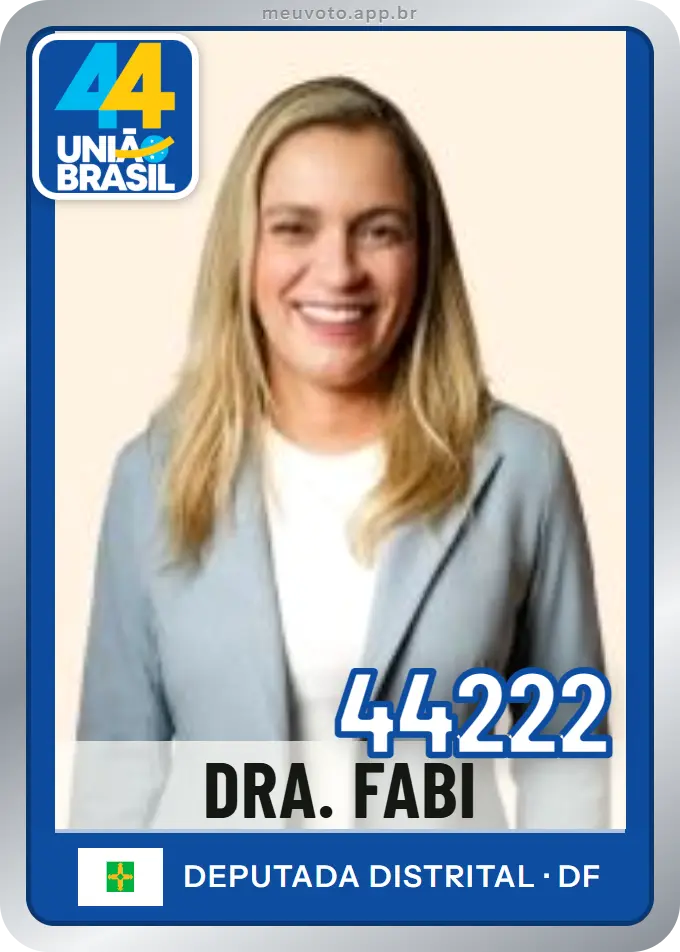 Carta de Dra. Fabi, número 44222, União