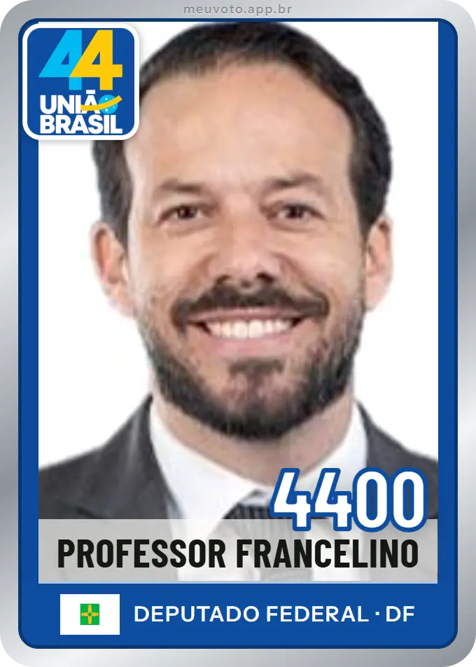 Carta de Professor Francelino, número 4400, União