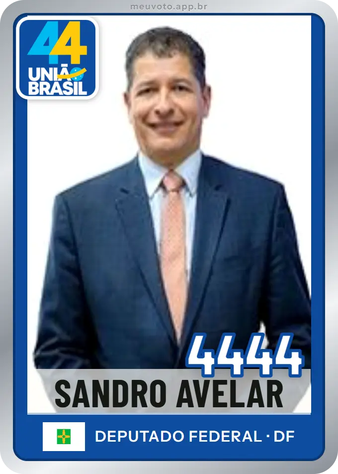 Carta de Sandro Avelar, número 4444, União