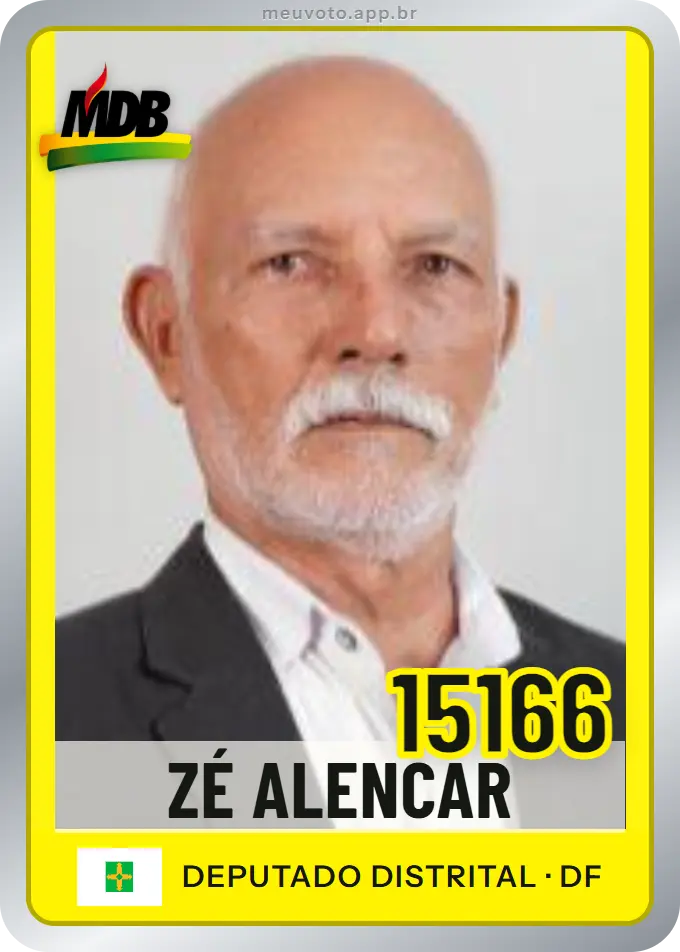 Carta de Zé Alencar, número 15166, MDB