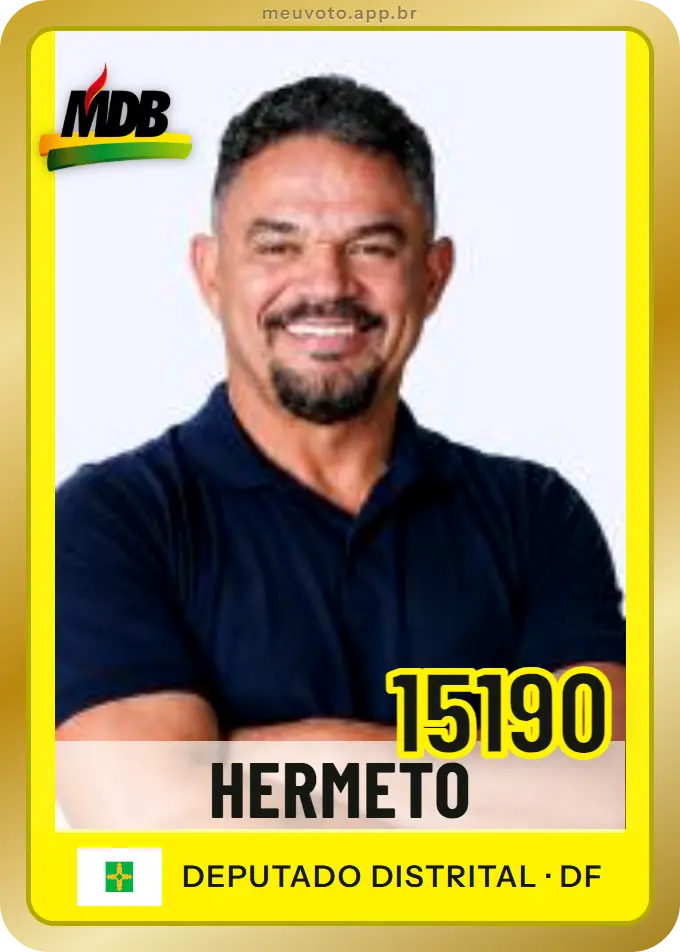 Carta de Hermeto, número 15190, MDB