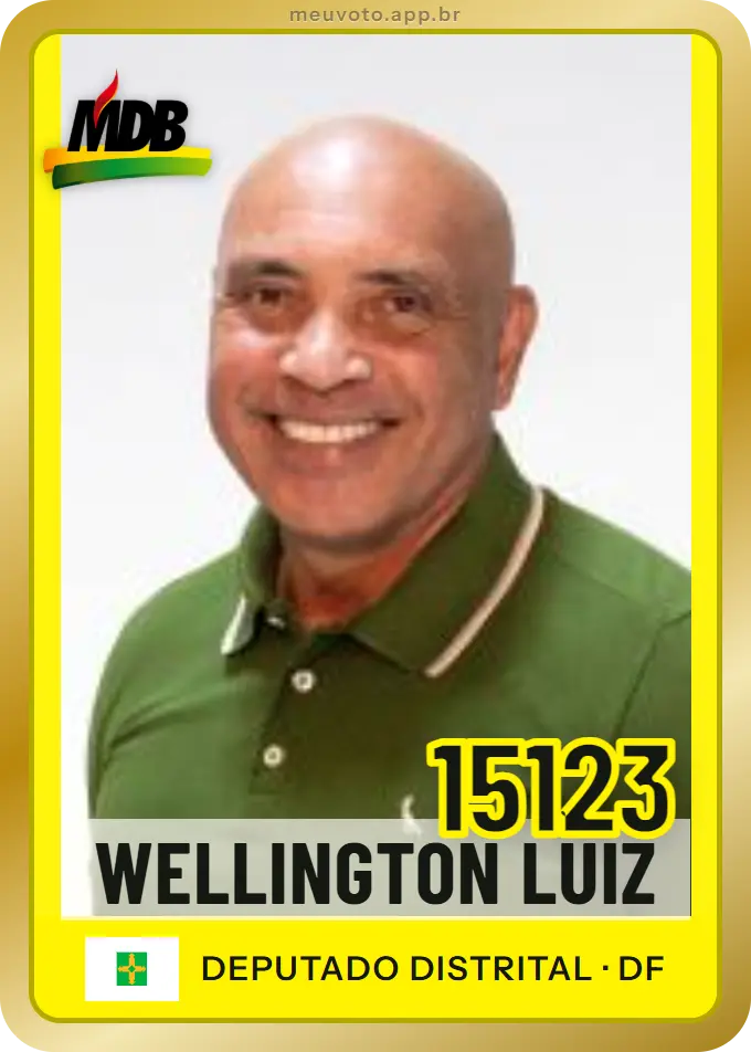 Carta de Wellington Luiz, número 15123, MDB