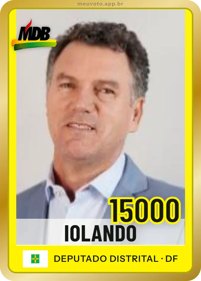 Carta de Iolando, número 15000, MDB