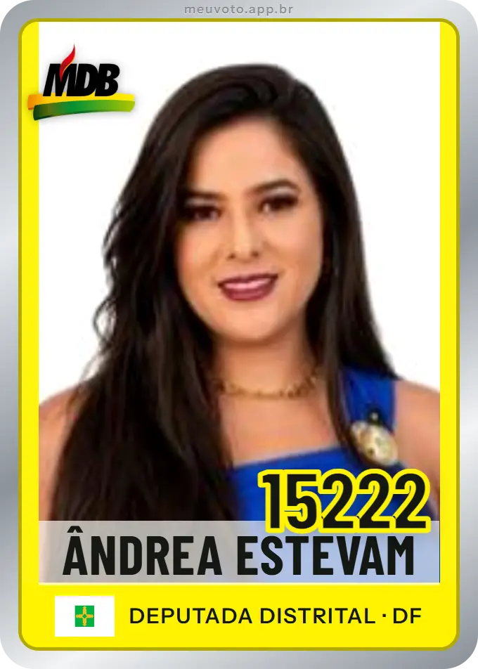 Carta de Ândrea Estevam, número 15222, MDB