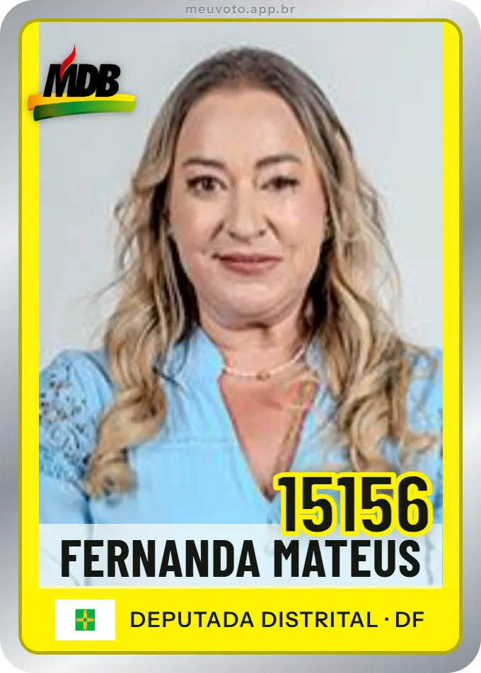 Carta de Fernanda Mateus, número 15156, MDB