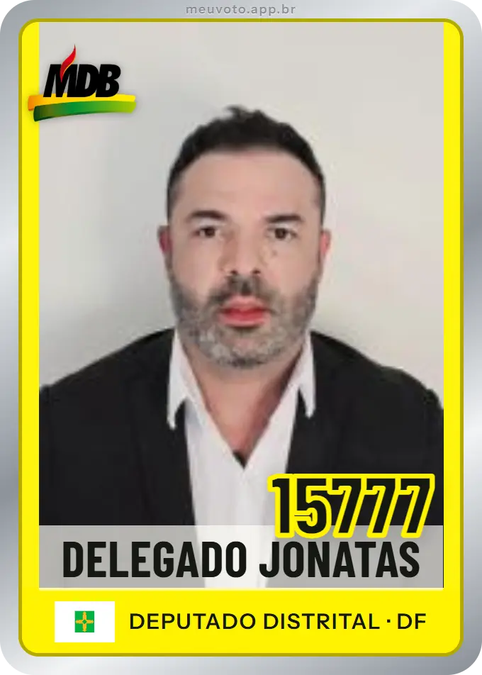 Carta de Delegado Jonatas, número 15777, MDB