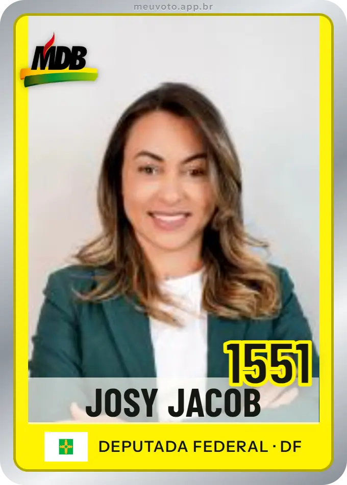 Carta de Josy Jacob, número 1551, MDB
