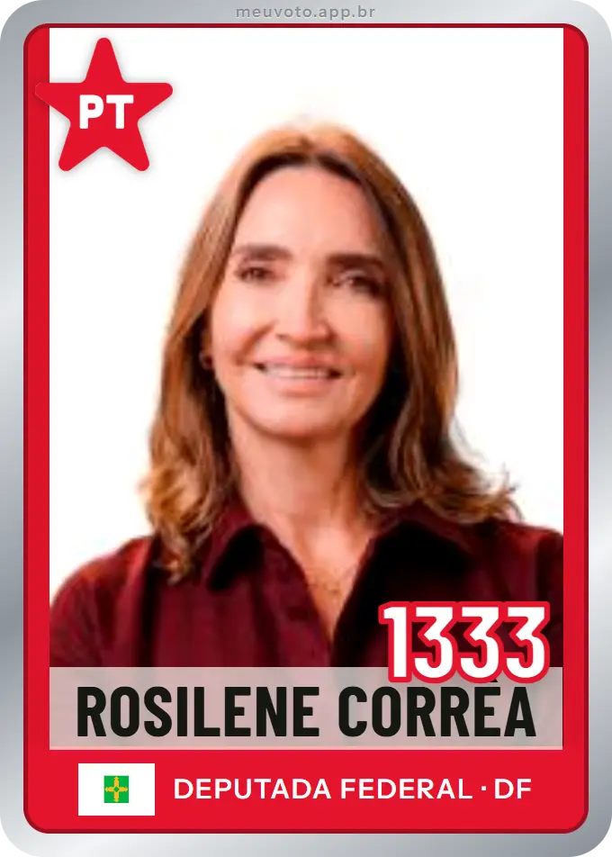 Carta de Rosilene Corrêa, número 1333, PT