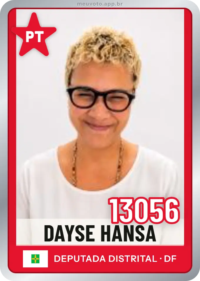 Carta de Dayse Hansa, número 13056, PT