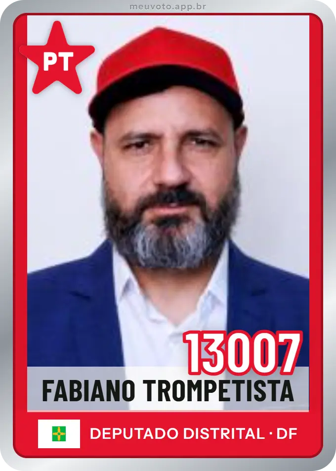 Carta de Fabiano Trompetista, número 13007, PT