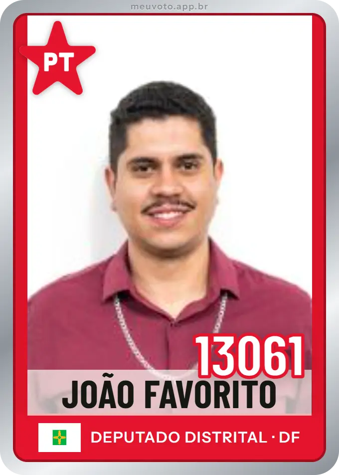 Carta de João Favorito, número 13061, PT