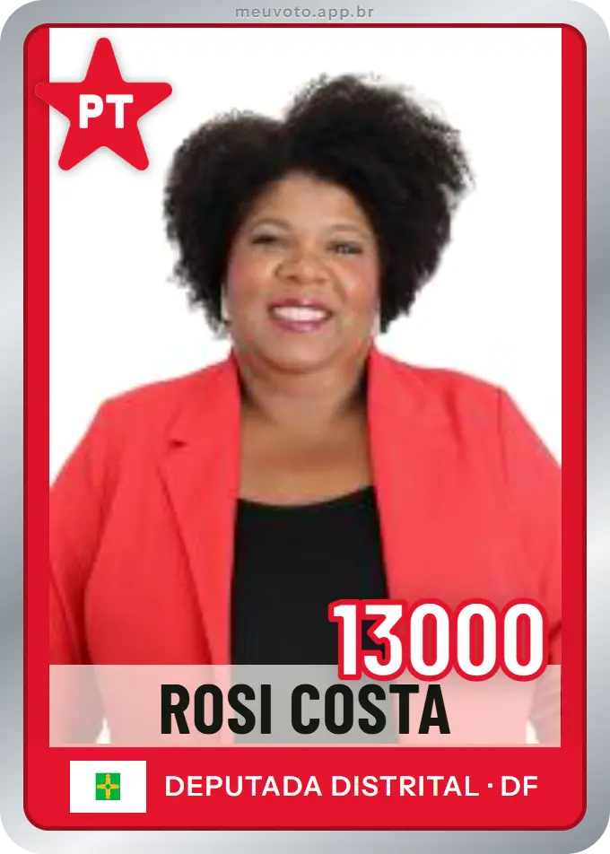 Carta de Rosi Costa, número 13000, PT